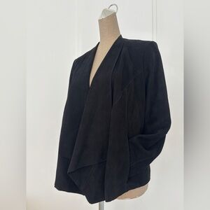 Michael Kors 100% Leather Suede Jacket Blazer